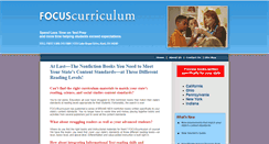 Desktop Screenshot of focuscurriculum.com